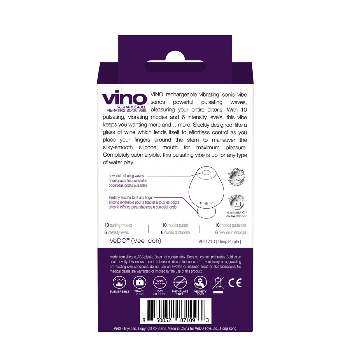VeDO Vino Vibrating Sonic Vibe