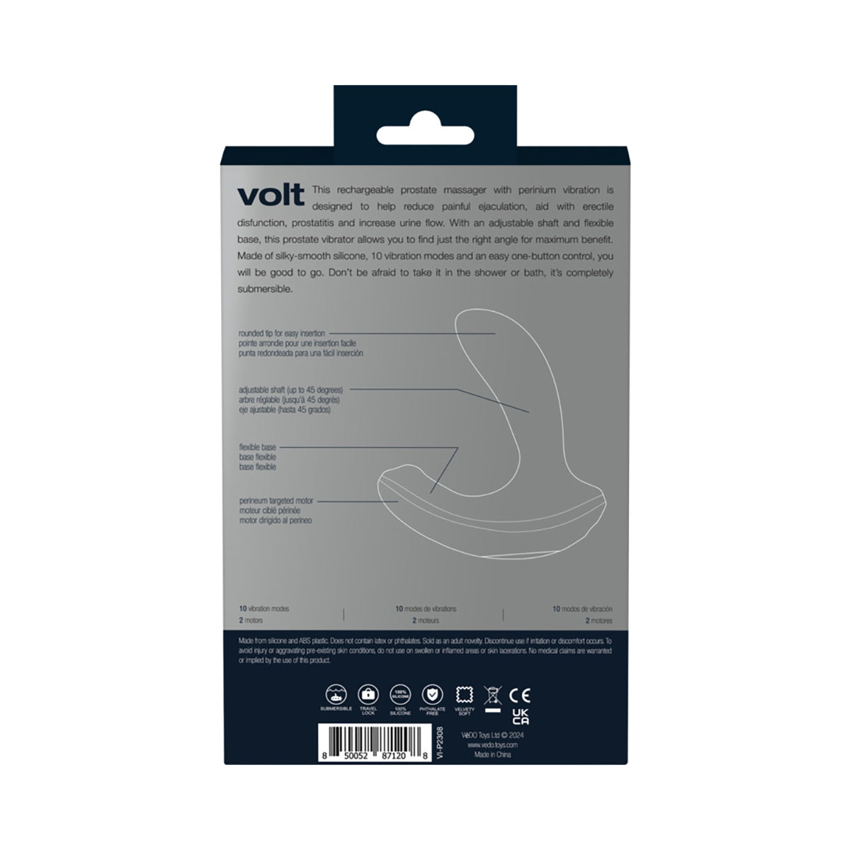 VeDO Volt Rechargeable Prostate Vibe